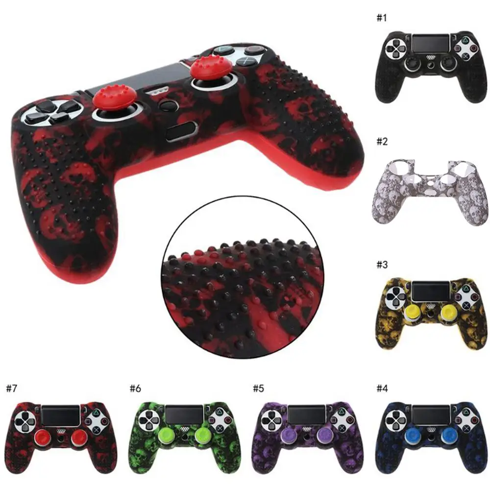 Нескользящий Силиконовый защитный чехол для PlayStation 4 PS4 DS4 Pro 7 цветов|Чехлы| |