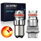 2 шт., автомобильные светодиодсветодиодный лампы 3157 T25 P27W 7W 1157 BAY15D P21W 5W