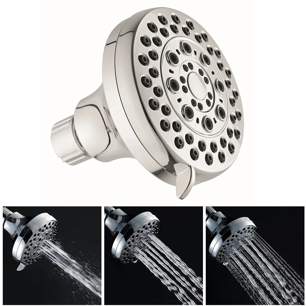 

All New Electroplating 5-Setting Shower Head High Pressure Angle Adjustable Bathroom Accessories Shower Set Bracket