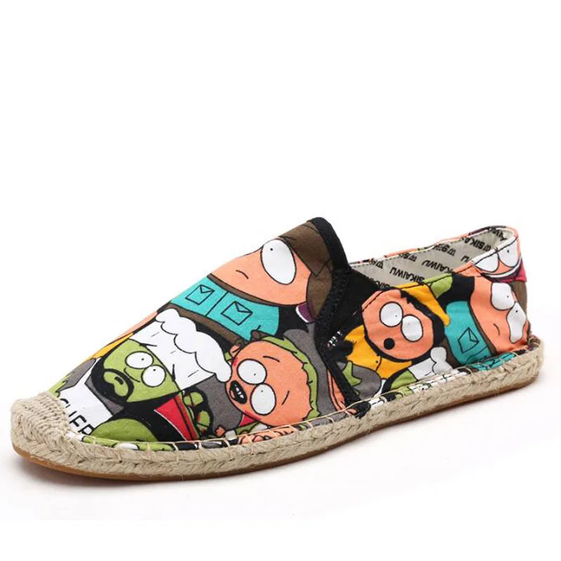 

Мужские эспадрильи на плоской подошве