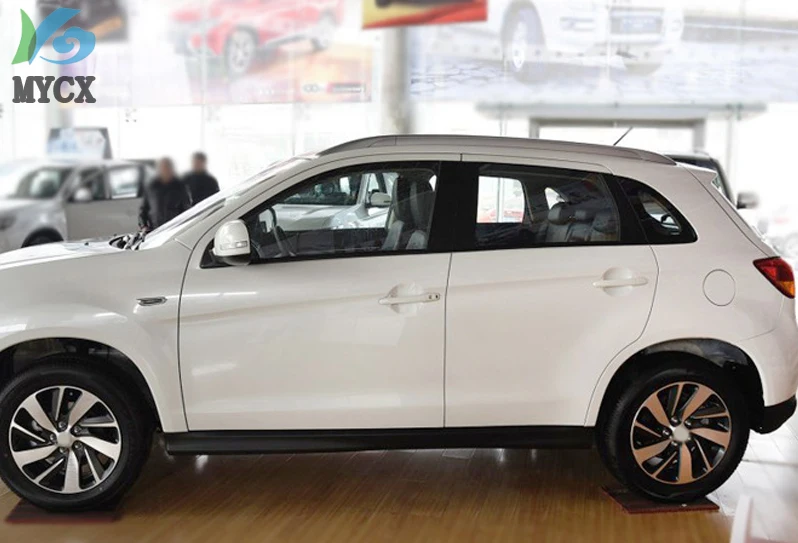 Стойка для багажника на крыше/Кровельная Панель для Mitsubishi ASX или RVR 2010-, фиксация винтами вместо клея, алюминиевый сплав+ ABS