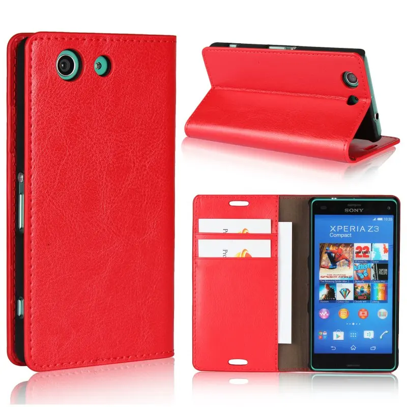 Чехол-книжка для Sony Xperia Z3 Compact Z5 X XZ XZS XZ1 XZ2 Premium XZ3 XZ4 XZ5 кожаный | Мобильные телефоны и