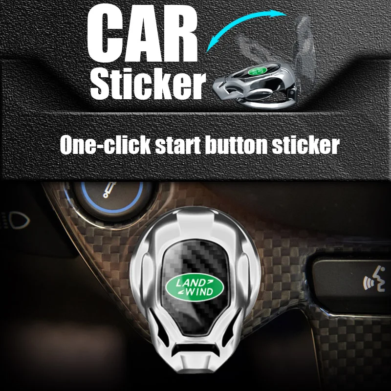 

Car Start Stop Button Engine Ignition Protective Cover Sticker for Land Rover LR4 LR2 Evoque discovery 2 3 4 Range Rover Goods