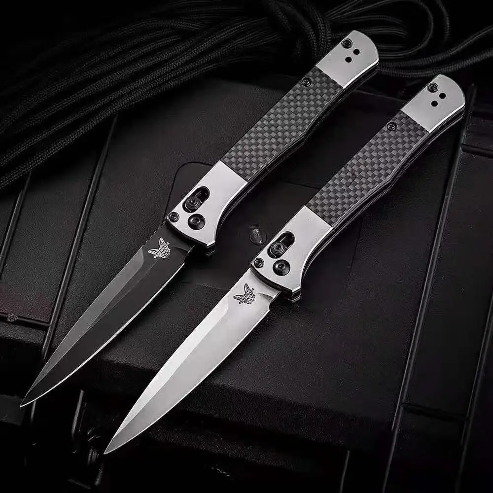 Benchmade 4170BK Tactical Folding Knife S90v Outdoor Camping hunting High Quality Safety-defend Pocket Knives EDC Tool enlarge