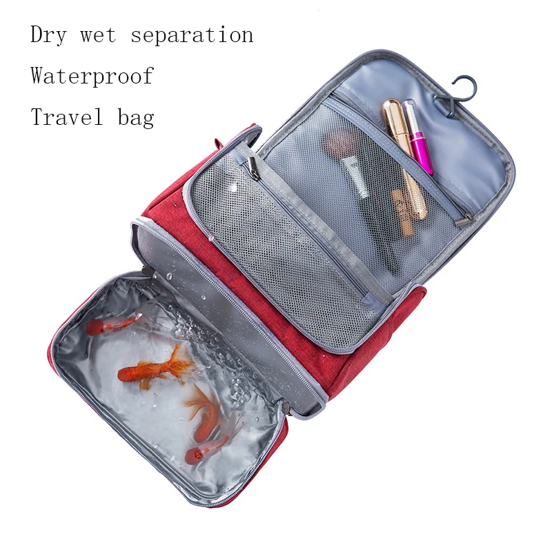 Водонепроницаемая косметичка на ремешке для мужчин и женщин дорожный Органайзер