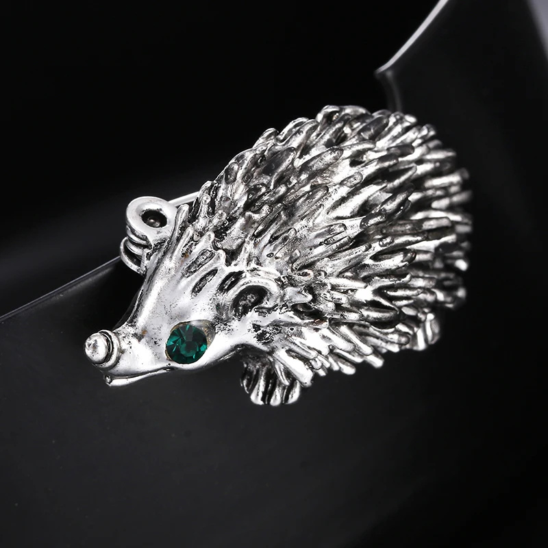 1 x милый Ежик животное воротник брошь булавка Свадебный букет женщин ювелирные