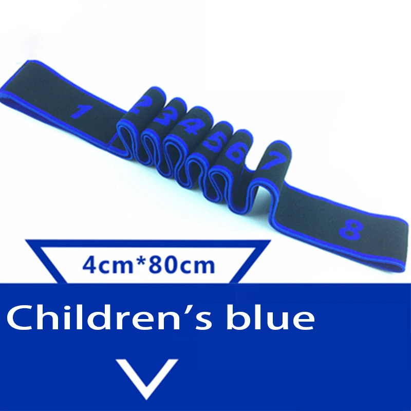 blue for children Профессиональная гимнастика для взрослых девочек, латинские тренировки, фитнес-резинки, Пилатес, Йога, растягивающиеся резинки, оборудование для фитнеса - Цвет: blue for children