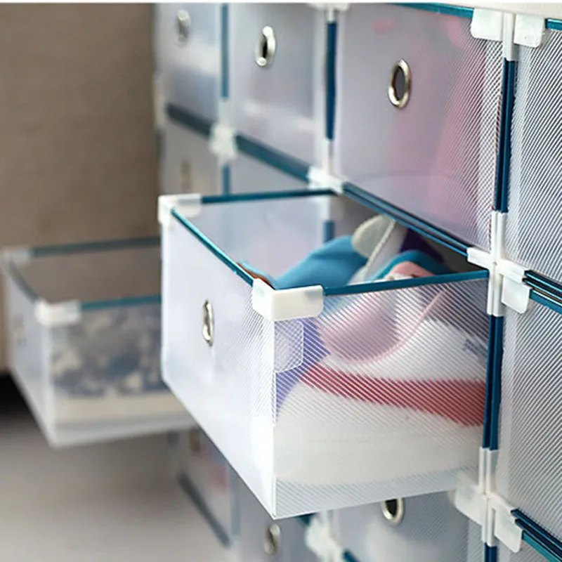 

Plastic Shoe Box Shoes Storage Boxes Shoe Storage Organizer Transparent Clear Box Foldable Case Holder Shoes Organizer