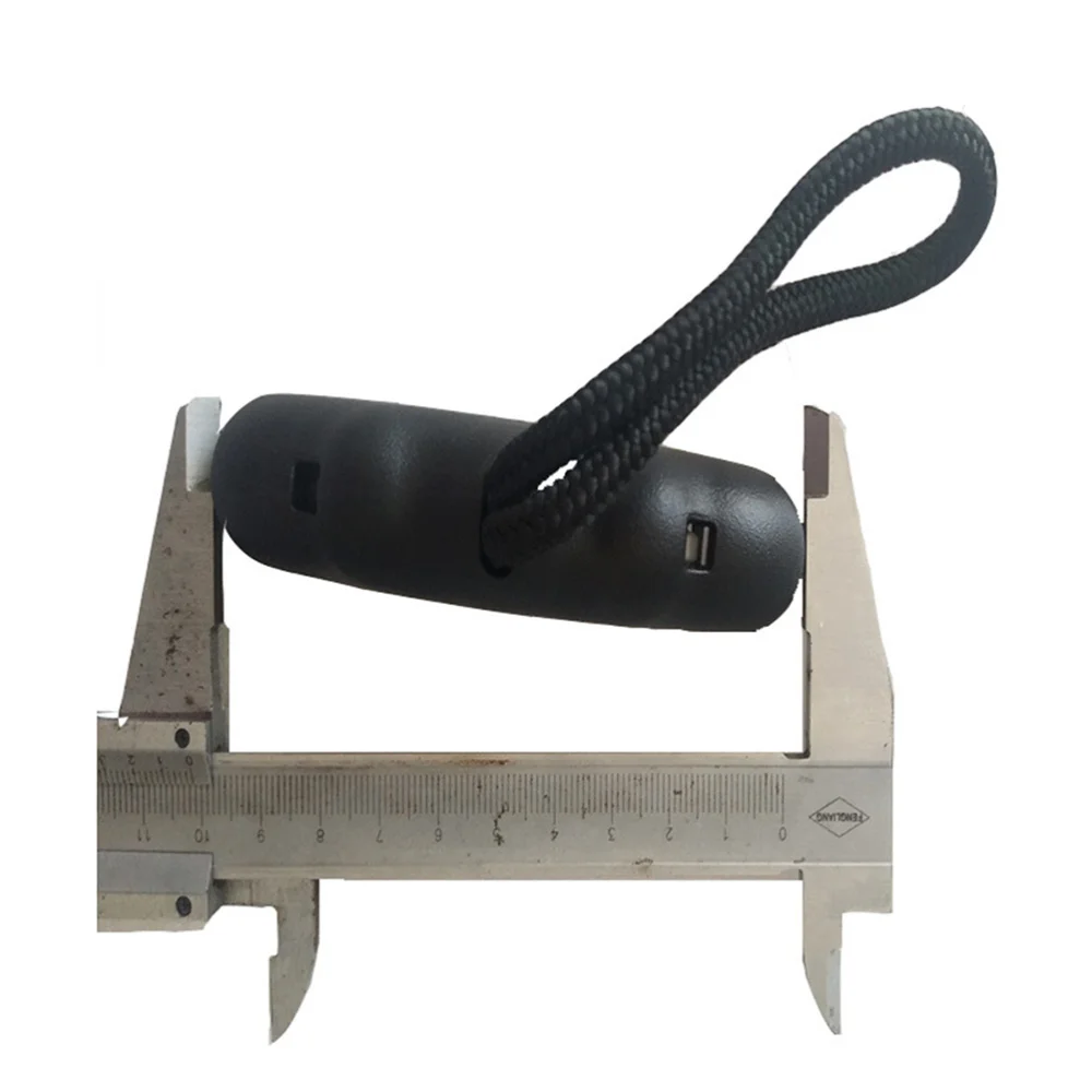 

1 Pair Kayak Handle Carry Handle with Rope Cord Marine Boat Canoe Accessories Kayak Handle (Black)