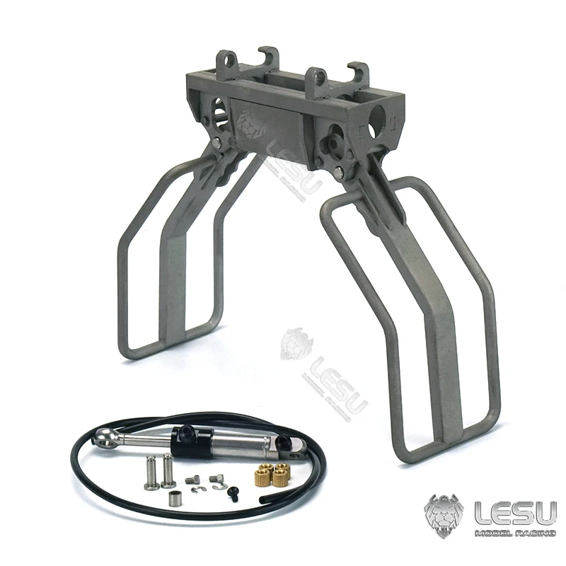 

LESU Metal Hay Clamp 1/14 Aoue LT5 LT5H Skid Steer RC Hydraulic Loader Bobcat Remote Control Trucks Parts Toys TH19854-SMT3