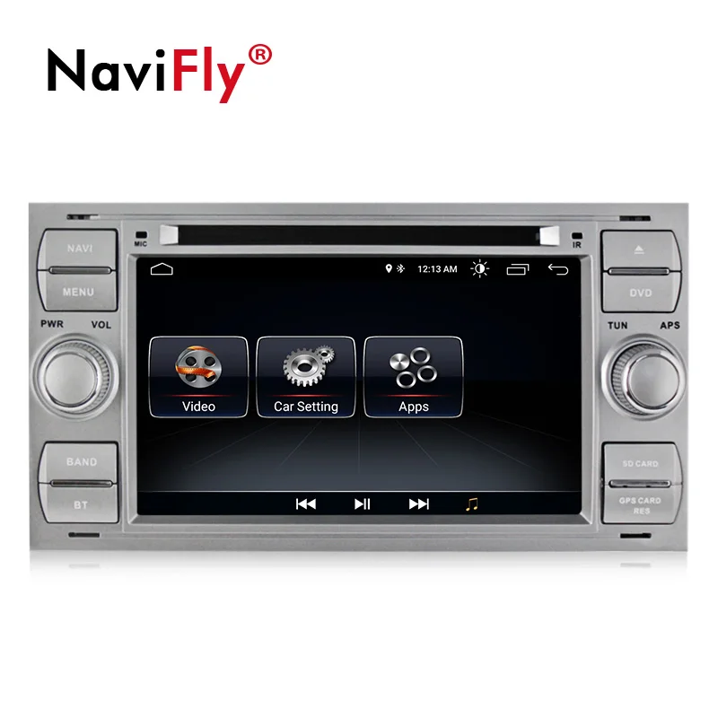 Android 9,0 Автомобильный мультимедийный DVD плеер для Ford Focus Kuga транзит с WI-FI BT gps навигации радио TDA7851 3g