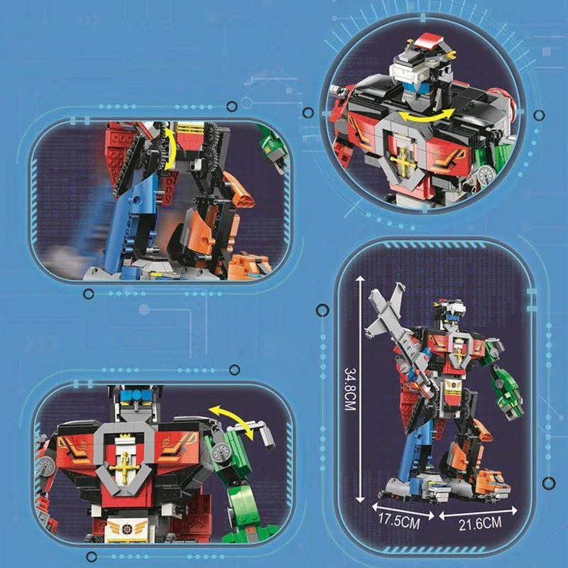 Молд KING 15037 креативные игрушки приложение RC моторизованный изменяющийся робот