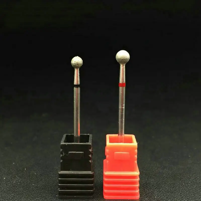 1 шт. Алмазная фреза для Ногтей Шариковая электрическая пилка ногтей фрезы