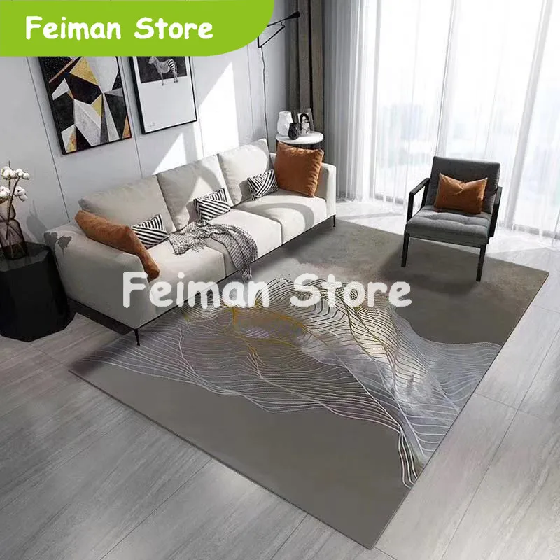 Ковер в европейском стиле для гостиной роскошные коврики и ковры спальни