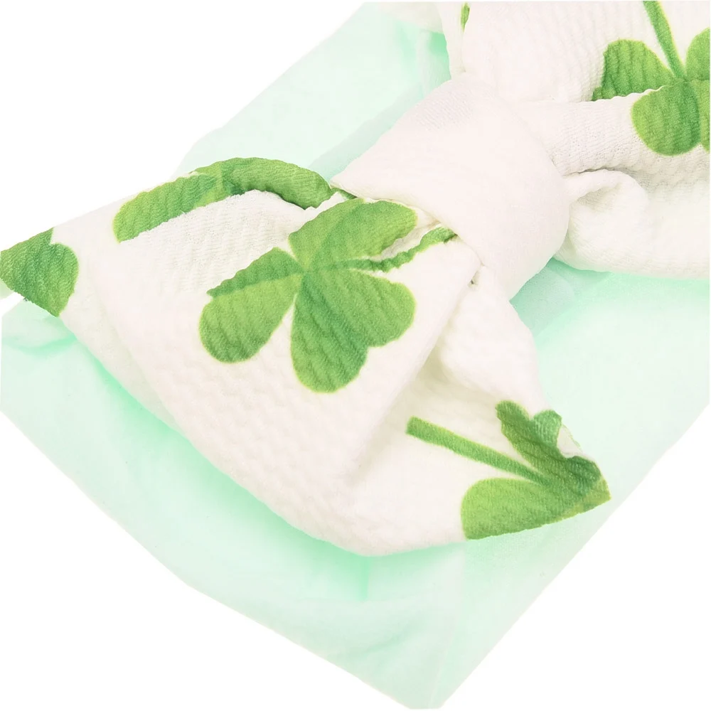 1 шт. тканевый бант с нейлоновые оголовья милые для волос маленькой девочки