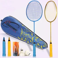 offensive light badminton racket carbon professional colorful badminton game racket casual raquete padel racquet sports dk50br
