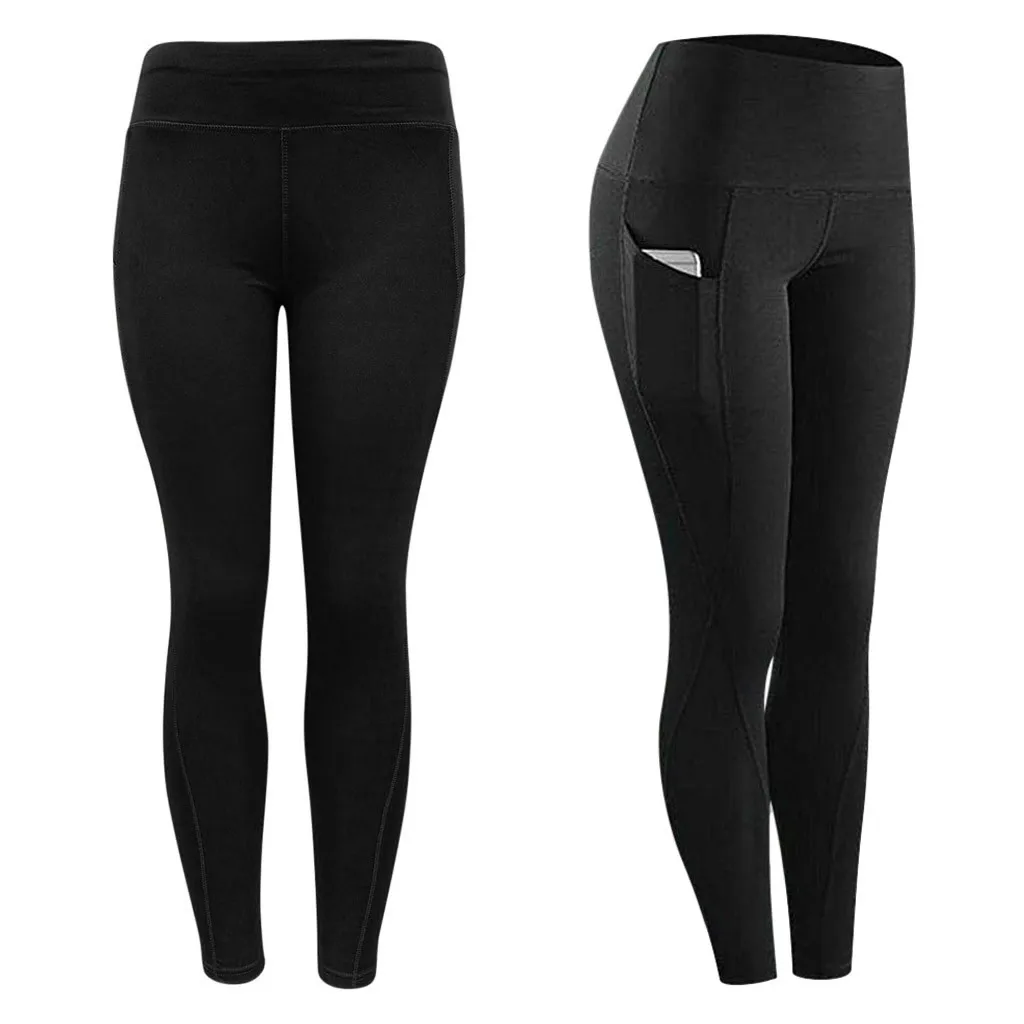 Sport Leggings Women Workout Out Pocket Fitness Sports Running Yoga Athletic Pants Calzas Mujer Trousers Штаны @40 |