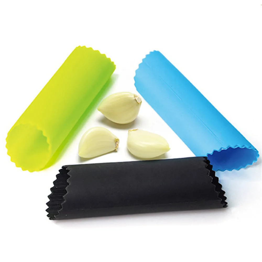 

1pcs Silicone Garlic press Peeler Useful Kitchen Gadget kitchen Tools garlic presses Kitchen accessories
