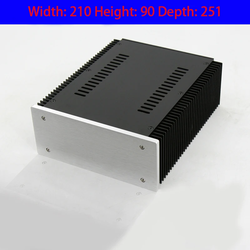 KYYSLB 211*90*257 мм усилитель шасси пустой корпус с охлаждением обеих сторон DIY коробка