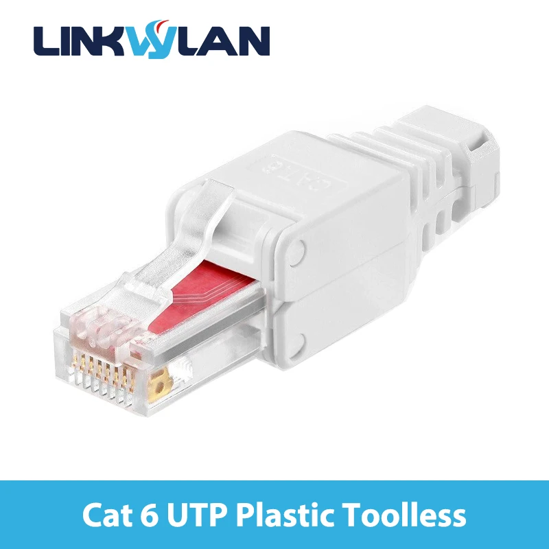 RJ45 UTP Unshield полевой разъем выходного поля вилка без инструментов модульная для