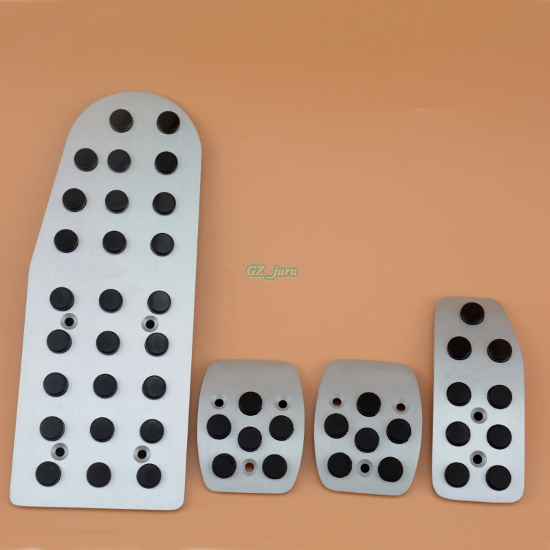 Car Accessories New Sport Aluminium Foot Pedal Rest Plate Speed MT/AT pads cover Stickers For Suzuki Swift 2006-2012 | Автомобили и