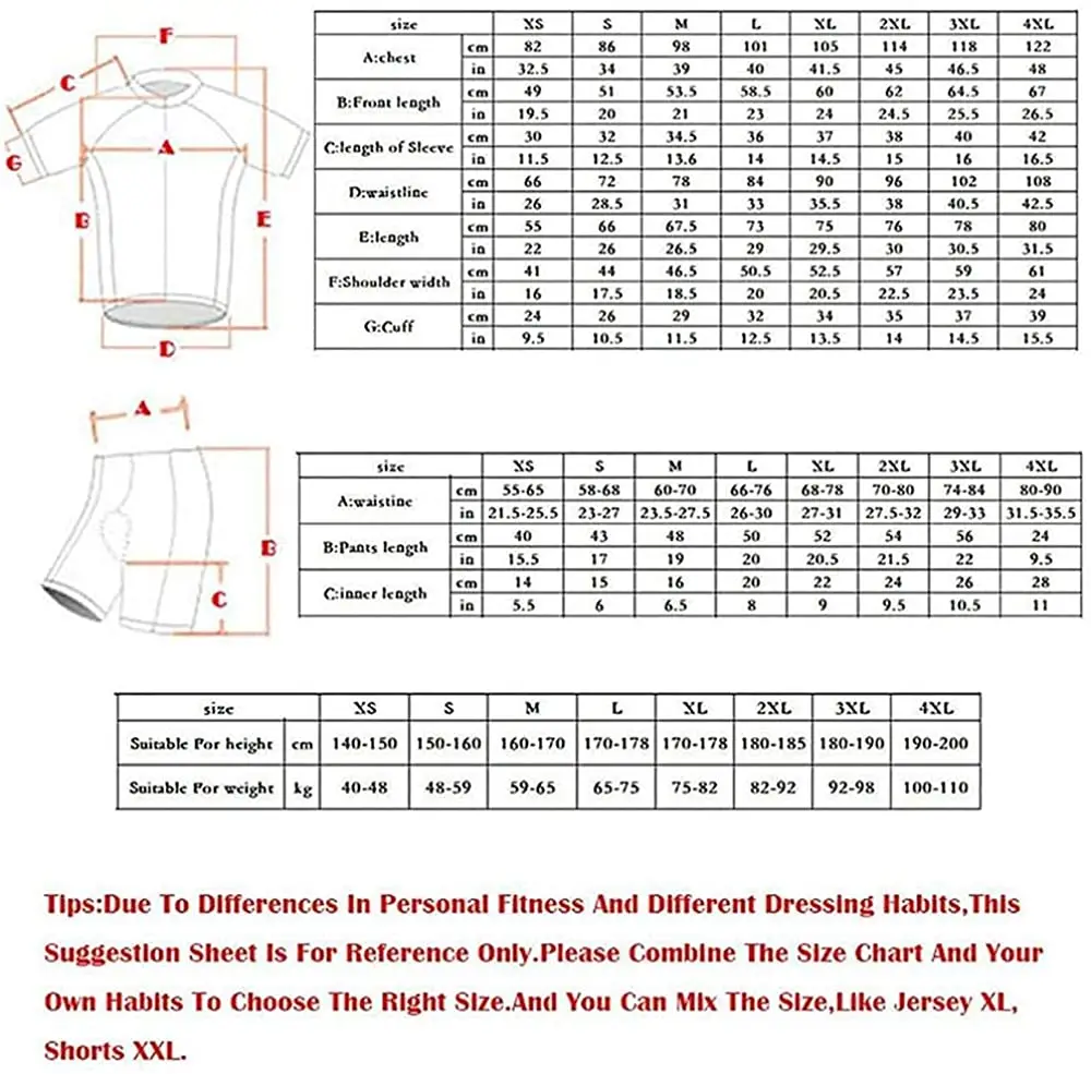 

Sasasan Men'S Netherland Cycling Jersey Suit Short-Sleeved Breathable Cycling Wear Road Bike Shirt Shorts With 20d Filling Quic