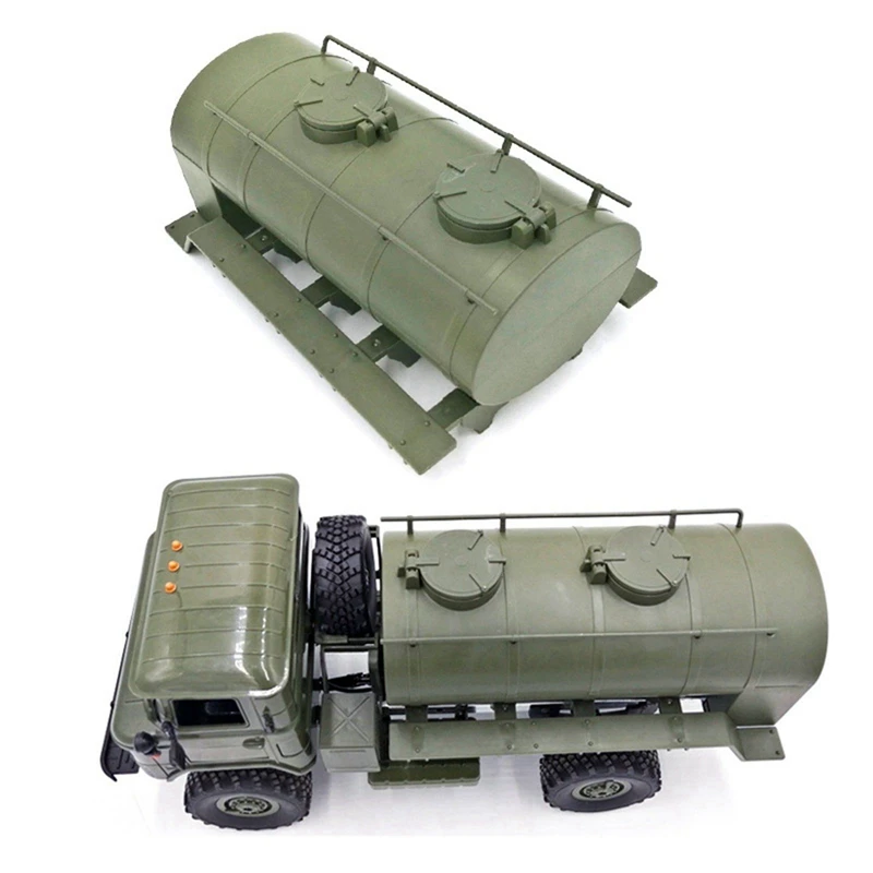

for Wpl Remote Control Simulation Train Transportation Oil Tank for B24 B16 B36 & Canvas Hood Cover Cloth