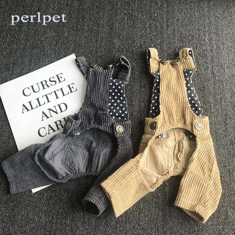 Винтажные джинсы комбинезоны для домашних животных собак весенние милые