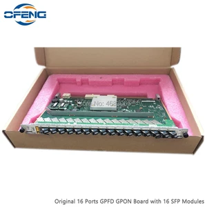 Huawei gpfd 16 ports gpon gpfd service board with 16* b+, c+, c++ sfp for huawei ma5680t ma5683t olt 1 Item image