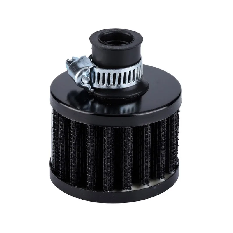 

12MM Car Air Intake Modified Exhaust Gas Mini Mushroom Head Air Filter Black Car Air Filters Performance Flow Cold Intake Filter