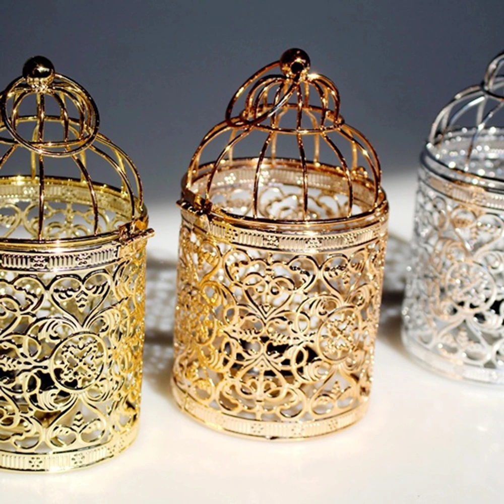 1 шт. подвесной светильник в европейском стиле для чая и птиц подсвечник