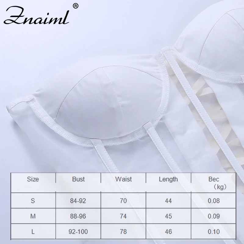 Znaiml Overbust Corset Sexy Lace Mesh Bandage Women Bustier Corset Lingerie Tops Brocade Victorian Fashion Party DropShipping