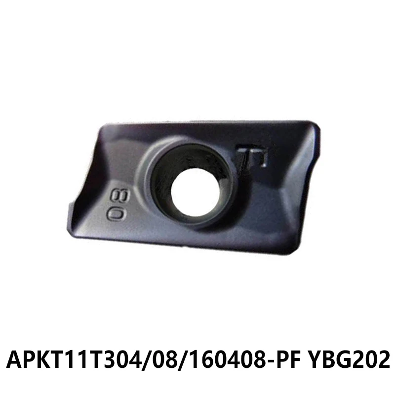 

Original Milling CutterInserts APKT11T304-PF APKT11T308-PF APKT160408-PF YBG202 APKT 11T304 11T308 for Steel & Stainless