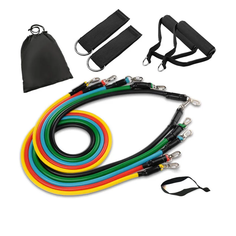 Прямая поставка 11 шт. Набор резинок для занятий йогой фитнесом резиновая петля