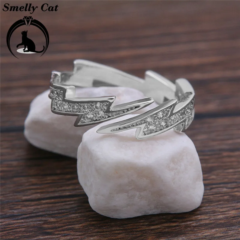 Вонючий кот женское кольцо с кристаллами Европейская и американская личность