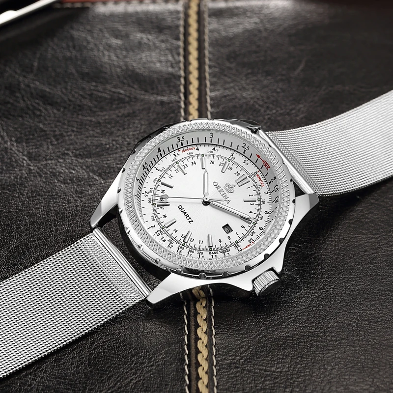 Relojes Hombre 2020 водонепроницаемые мужские часы из нержавеющей стали с золотым