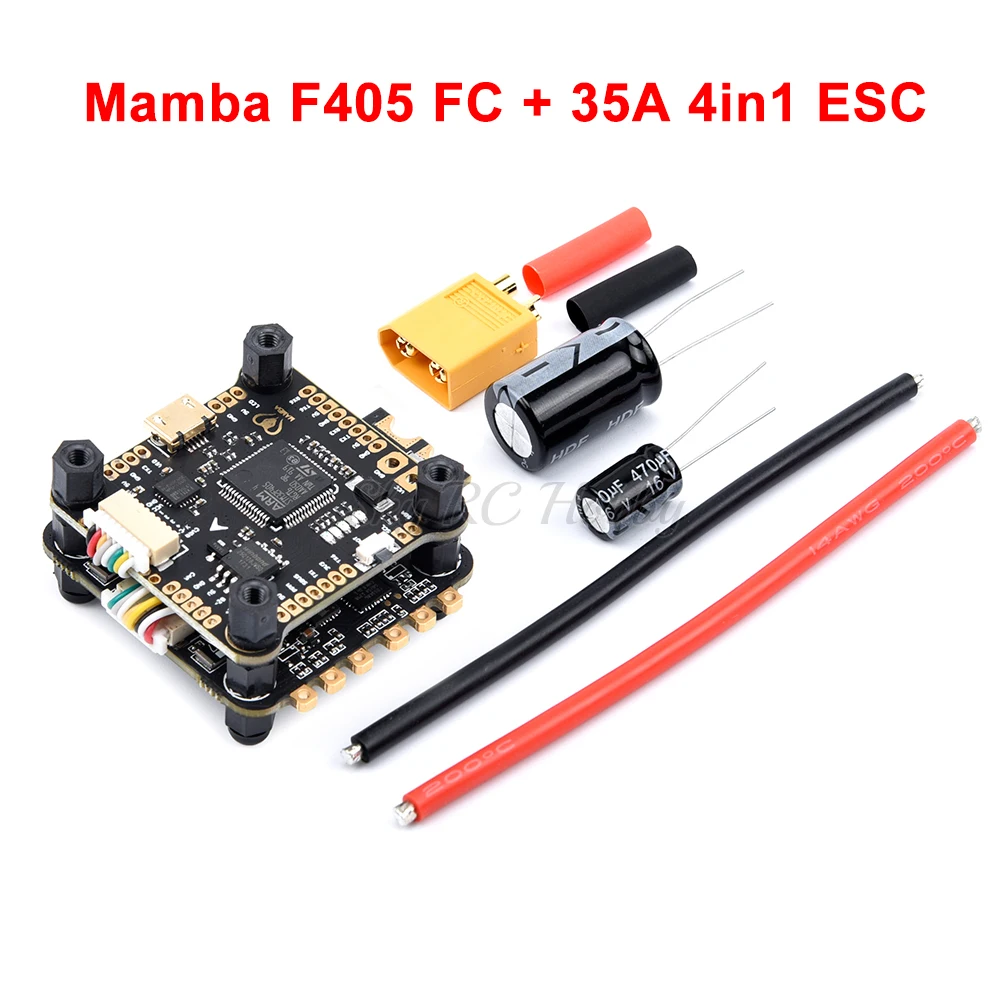 Mamba F405 Контроллер полета и 3 6s 35A 4 в 1 ESC BLHeli32 бесщеточный поддержка Dshot1200 Dshot600 Dshot300