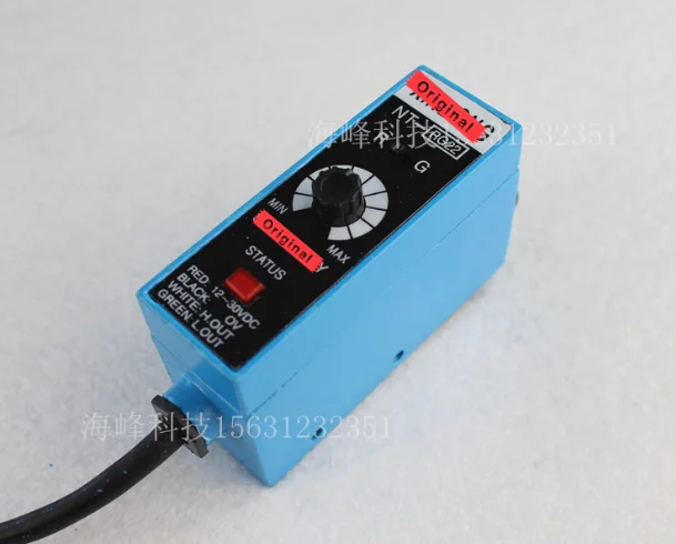 Датчик цветового кода, фотоэлектрический датчик переключателя (красный и зеленый) для машины по изготовлению сумок