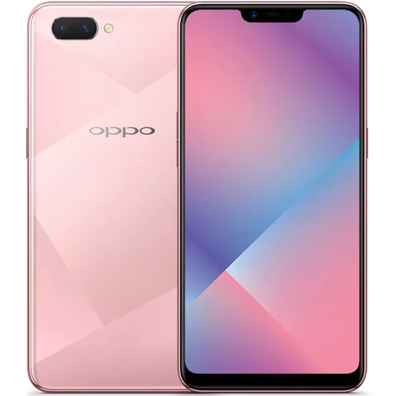Смартфон OPPO A5, 6,2 дюймов, полноэкранный, с глобальной ПЗУ, Восьмиядерный процессор Snapdragon 450, 4230 мА/ч, 6G/64G, 13 МП, OTG, Android 8,1 - Цвет: Pink