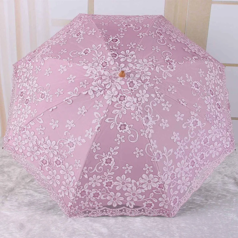 Складной Зонтик для путешествий 2 шт. винтажный зонтик от солнца без УФ-лучей