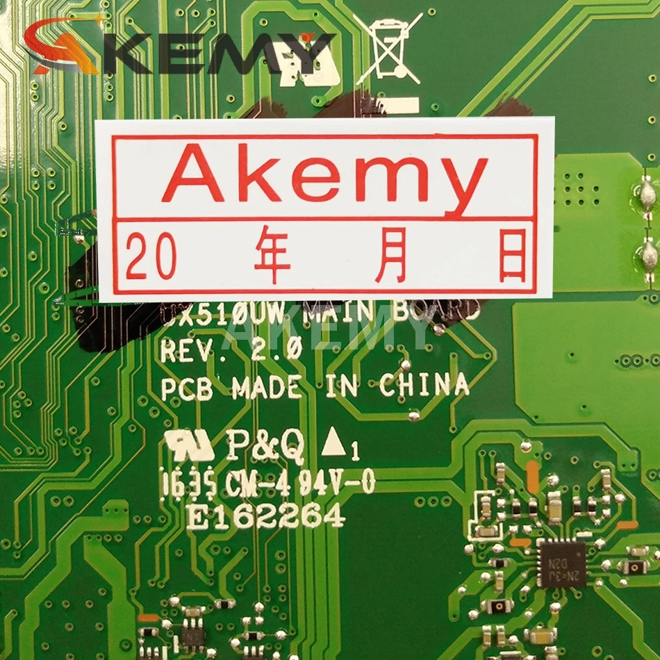 

Akemy For Asus UX510UWK UX510UW UX510U U5000U UX510UXK laptop motherboard UX510UW mainboard I5-6200U GTX960M/2GB DDR4-4GB-RAM