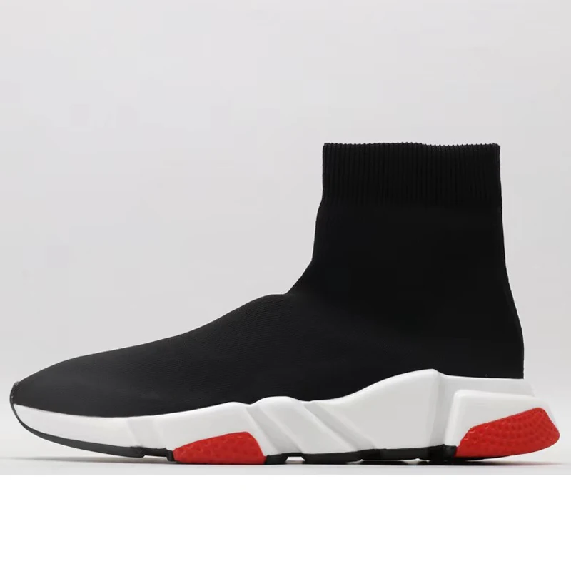 

Men Running Shoes Breathable Mesh Outdoor Jogging Black Sport Shoes for Women Casual High Gang Socks Shoes Lovers Sneakers