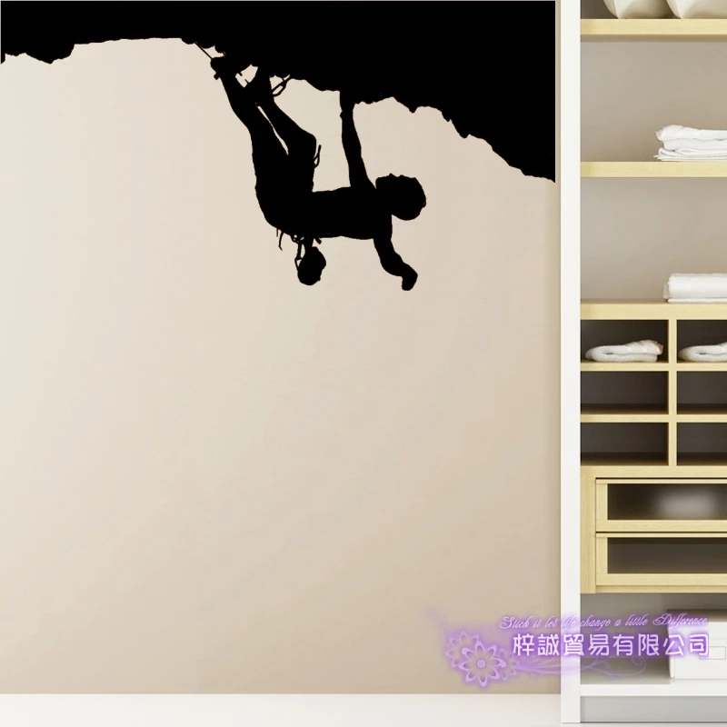 Скалолазание Наклейка на стену виниловые альпинистские Наклейки стены Pegatina