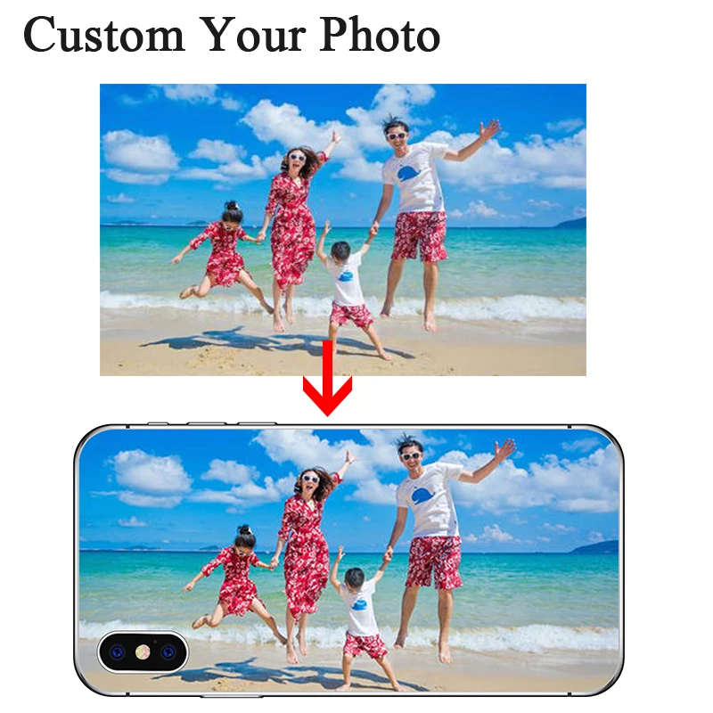 Custom Photo Phone Case For Oneplus 8 Pro 7 6T One Plus 5 Cover Customized Printed Black 1+7 Capa | Мобильные телефоны и