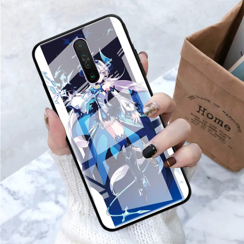 

Sword Art Online SAO Anime Glass Case For Xiaomi Redmi Mi Note 9S 8T 9 8 7 8A 9T A3 10 K30 Pro Zoom Tempered Phone Capas
