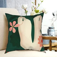 garden summer relaxation flowers pillowcase soft polyester cushion cover decorative mid century pillow case cover home 4040cm