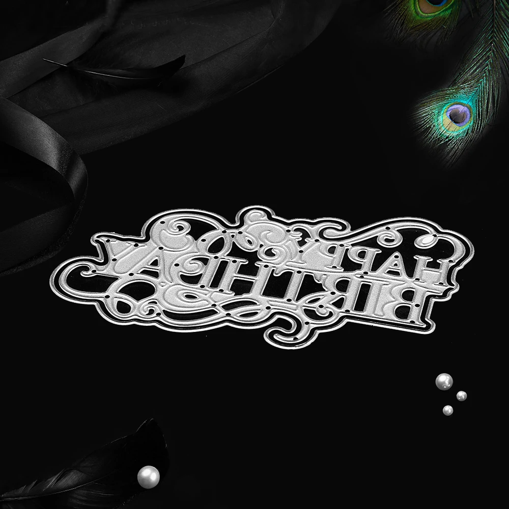 Металлические режущие штампы формы письма с поздравлениями днем рождения