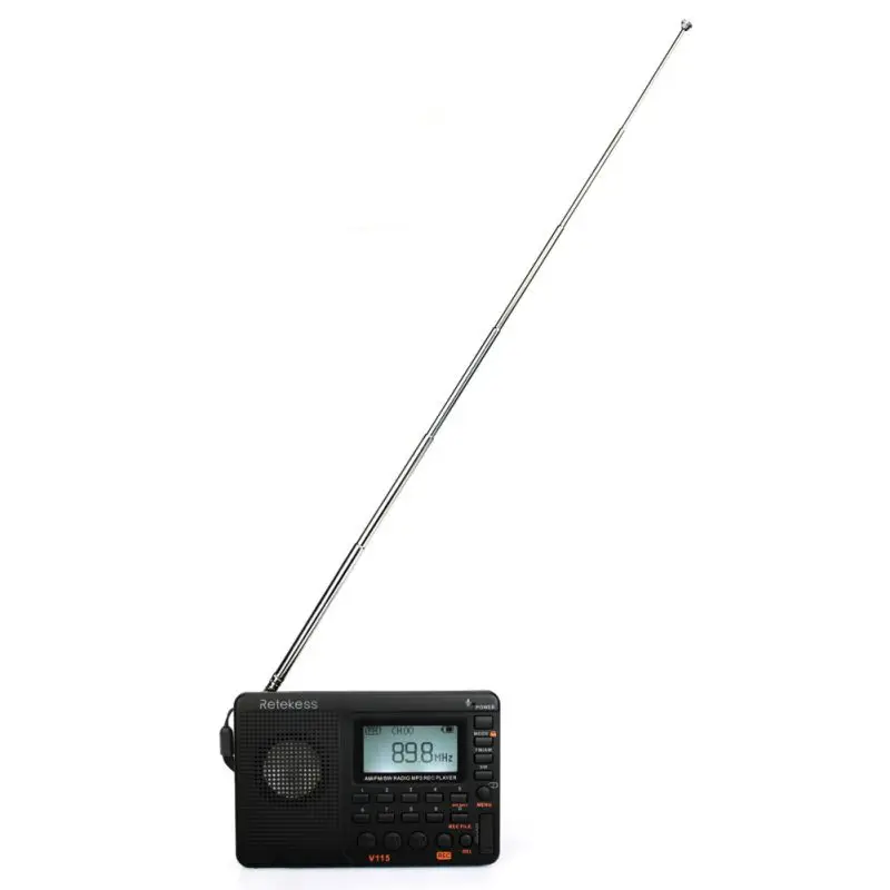 Портативный Перезаряжаемый FM/AM/SW радио персональное карманное радио TF карта MP3 музыкальный плеер