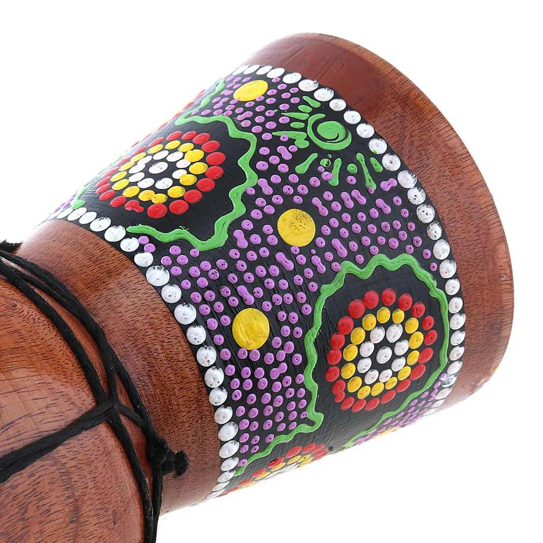 4 дюймов Профессиональный Африканский Djembe барабан дерево козья кожа хороший звук музыкальный инструмент