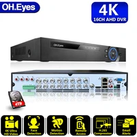 16ch 4k 8mp 5mp hybrid ahd dvr human motion detection cctv video surveillance recorder 16 channel dvr security camera system